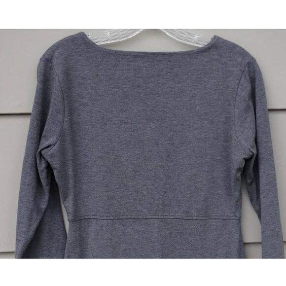 Toad & Co Rosalinda Dress Organic Cotton Tencel Lyocell Gray Casual Comfort S - Picture 9 of 10